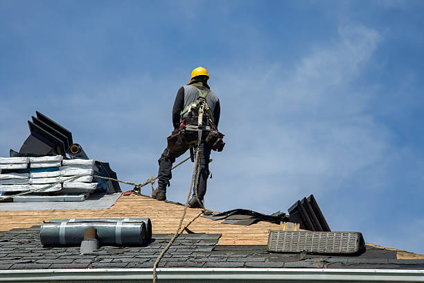 Professional Metal Roofing technician working in Fredonia, NY